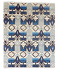 Transitional Ikat Design 8'0"x10'0" Hand-knotted Rug -W1030