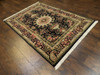 Fine Persian Qum 8'0"x10'0" Hand-knotted Rug -W953