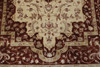 Traditional Jaipur Tabriz Design Wool/Silk Hand Knotted Rug 4x6 - w2213