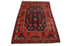 Traditional Antique Hamadan Fair Condition Wool Hand Knotted Rug 4.0X6.0 - w5042