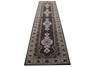 Traditional Qum Design Wool Hand Knotted Rug 2.8x12.0 -w2362