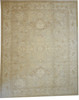 Oushak Whitewash Chobie Wool Hand Knotted Rug 11.6x14.5 -g-12