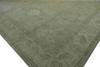 Oushak Whitewash Chobie Wool Hand Knotted Rug 11.6x14.5 -g-12