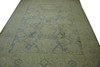 Oushak Whitewash Chobie Wool Hand Knotted Rug 12.0x14.6 -g-9