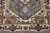 Tribal Indo Heriz Wool Hand Knotted 2.7x7.11 -w20299