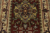 Tribal Indo Heriz Wool Hand Knotted 2.8x7.2 -w20302