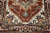 Tribal Indo Heriz Wool Hand Knotted 2.7x5.10 -w20292