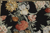 Transitional Antique Floral Needlepoint Wool Hand Knotted 2.5x5.8 -w3073