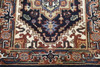 Traditional Heriz Wool Hand Knotted Rug 2.6x10.0 -w20287