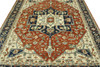 Tribal Heriz Wool Hand Knotted Rug 9.8x14.0 -w20120