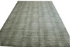 Modern Eggshell Design Wool Hand Knotted Rug 10.0x13.8 -w2153