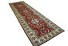 Tribal Super Kazak Wool Hand Knotted Rug 4.0X14.0 -b-148