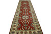 Tribal Super Kazak Wool Hand Knotted Rug 4.0X14.0 -b-148