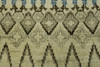 Oushak Ikat Chobie Wool Hand Knotted Rug 4.0x12.0 -g-7