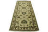 Oushak Indo Zigler Wool Hand Knotted Rug 3.0X7.0 -w20137