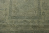 Oushak Whitewash Chobie Wool Hand Knotted Rug 4.0x12.0 -w20367