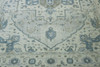 Tribal Silverwash Heriz Design Viscose Hand knotted Rug 9x12 - w2337