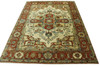 Tribal Heriz Wool Hand knotted Rug 9x12 - w20121