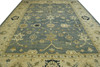 Oushak Whitewash Chobie Wool Hand Knotted Rug 10.0x14.0 - w5110