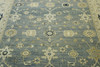 Oushak Whitewash Chobie Wool Hand Knotted Rug 10.0x14.0 - w5110