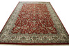 Traditional Indo Heraki Wool Hand Knotted Rug 6X9 - w2234