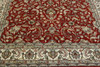 Traditional Indo Heraki Wool Hand Knotted Rug 6X9 - w2234