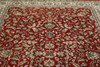 Traditional Indo Heraki Wool Hand Knotted Rug 6X9 - w2234