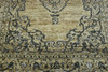 Natural Kerman Design Jute Hand Knotted Rug 5.0X8.0 - w2269