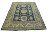 Tribal Super Kazak Wool Hand Knotted Rug 5.0X8.0 - W3023