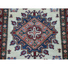 Kazak Wool Hand Knotted Rug Ivory Red 2.9X19.0 -O050646