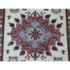 Kazak Wool Hand Knotted Rug Ivory Red 2.10X19.1 -O050822
