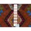 Tribal & Geometric Wool Hand Knotted Rug Multicolored No Border 3.9X6.0 -O053143
