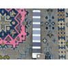 Kazak Wool Hand Knotted Rug Grey Ivory 3.3X5.0 -O053540