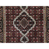 Fine Oriental Wool Hand Knotted Rug Red Black 2.8X10.1 -O058319