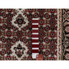 Fine Oriental Wool Hand Knotted Rug Red Black 2.8X10.2 -O058320