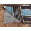 Flat Weave Wool Hand Woven Rug Brown No Border 8.3X10.2 -O060039