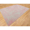 Hand-Loomed Wool & Art Silk Hand Loomed Rug Pink No Border 9.0X12.0 -O058589