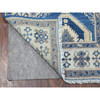 Kazak Wool Hand Knotted Rug Blue Ivory 2.8X9.5 -O054663