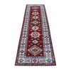 Kazak Wool Hand Knotted Rug Red Grey 2.7X8.6 -O055536
