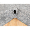 Modern and Contemporary Wool & Art Silk Hand Loomed Rug Grey No Border 5.10X9.1 -O058409