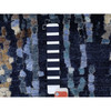 Modern and Contemporary Wool & Silk Hand Knotted Rug Blue No Border 2.6X9.10 -O058873