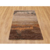 Modern and Contemporary Wool & Silk Hand Knotted Rug Brown No Border 3.0X5.0 -O058468