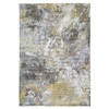 Modern and Contemporary Wool & Silk Hand Knotted Rug Grey No Border 12.0X18.2 -O059438