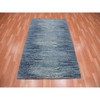 Modern and Contemporary Wool Hand Knotted Rug Blue No Border 6.0X8.10 -O059256