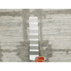 Modern and Contemporary Wool Hand Knotted Rug Grey No Border 2.6X8.0 -O058244