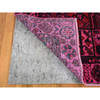Overdyed & Vintage Worn Wool Hand Knotted Rug Pink Pink 5.2X9.9 -O059186
