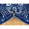 Transitional Wool & Silk Hand Knotted Rug Blue Dress Blue 6.2X9.0 -O058535