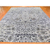 Transitional Wool Hand Knotted Rug Grey No Border 10.0X14.2 -O059493