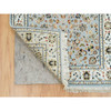 Fine Oriental Wool Hand Knotted Rug Blue Ivory 2.6X13.9 -O065335