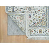 Fine Oriental Wool Hand Knotted Rug Ivory Ivory 2.6X8.2 -O090040